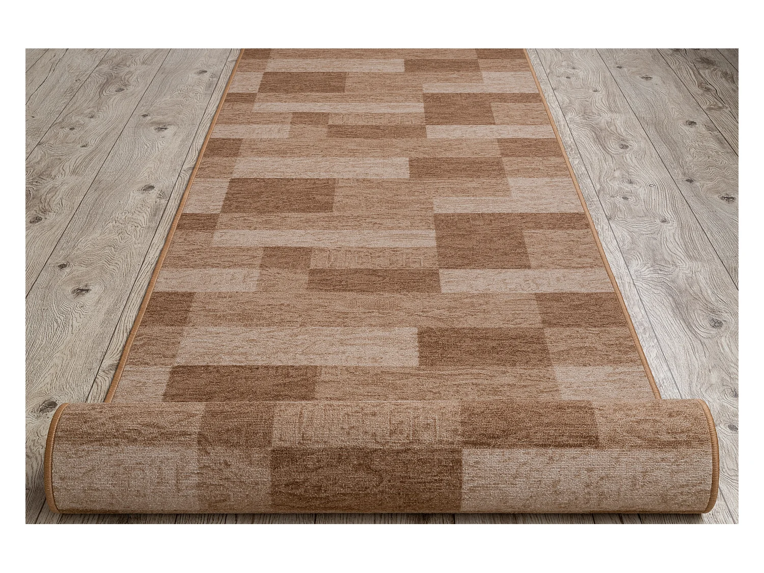 TAPIS DE COULOIR antidérapant ICONA beige 67x940 cm
