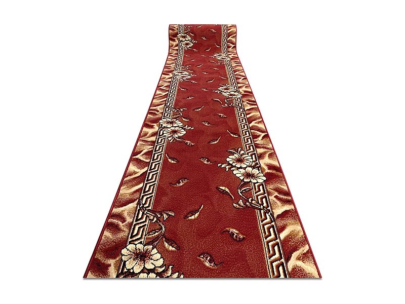 TAPIS DE COULOIR BCF TRIO bordeaux 100x560 cm