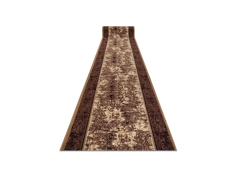 Vloerbekleding met rubber bekleed STARK beige  80x710 cm