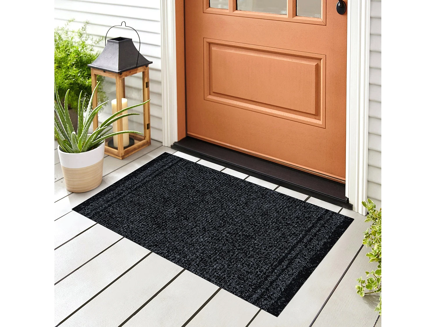 PAILLASSON TAPIS DE COULOIR ANTIDÉRAPANT MALAGA anthracite 2082 100x430 cm