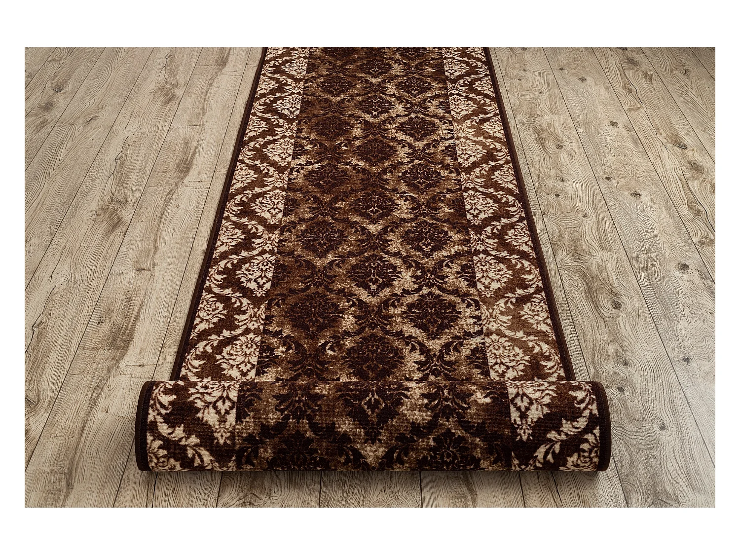 Läufer Antirutsch ROMANCE braun 67x860 cm