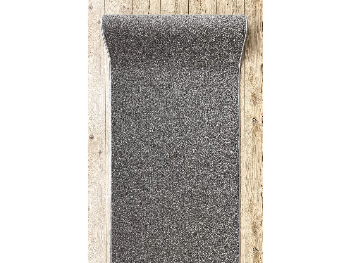 Tapis de couloir KARMEL plaine, une couleur gris 100x240 cm