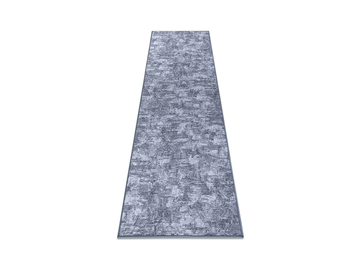 Tapis de couloir SOLID gris 90 BÉTON  70x370 cm