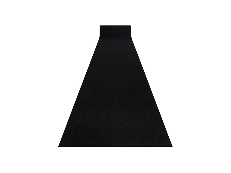Läufer Antirutsch RUMBA einfarbig schwarz 70x790 cm