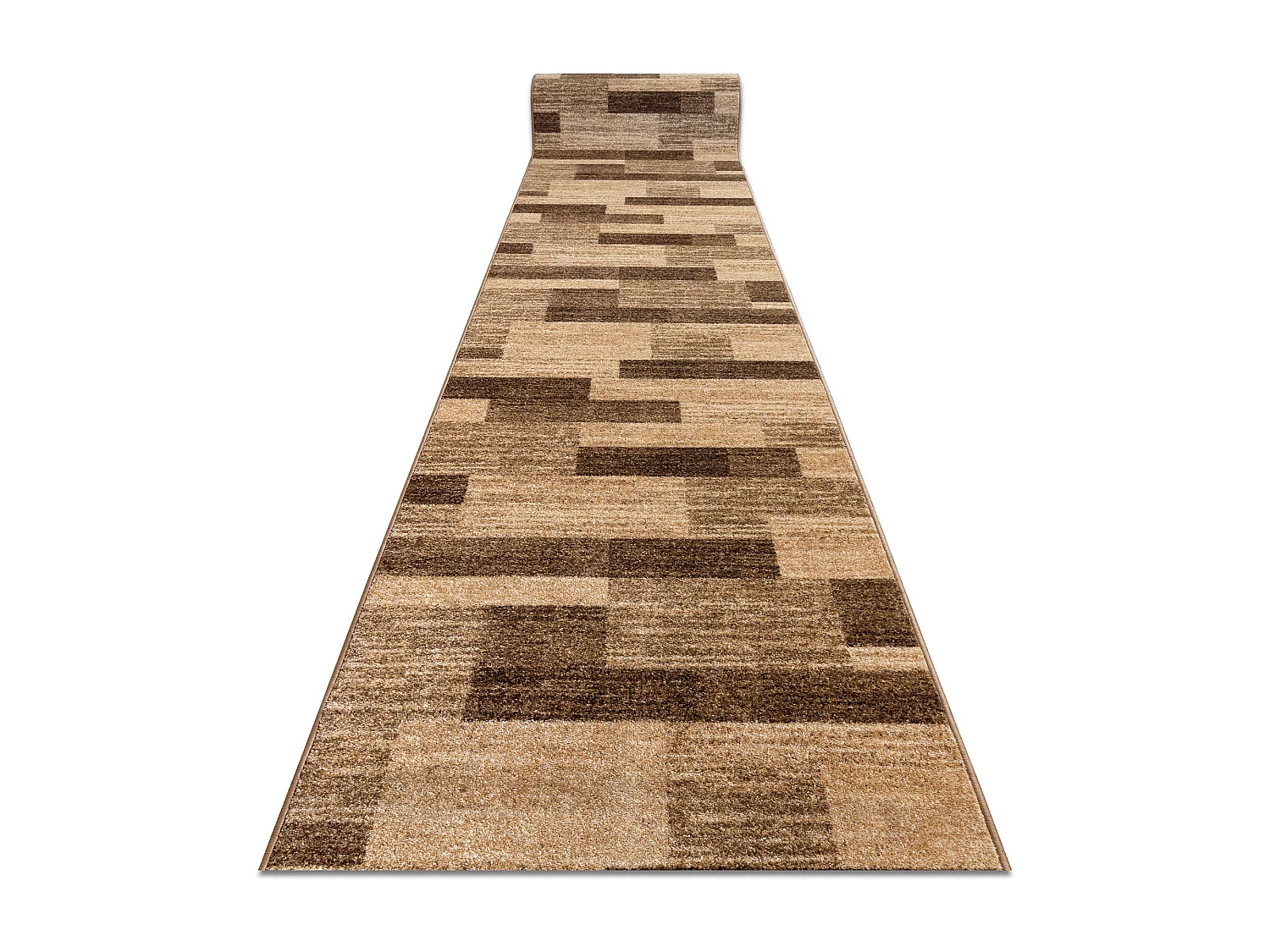 Chodnik KARMEL Deski orzech 100cm 100x740 cm