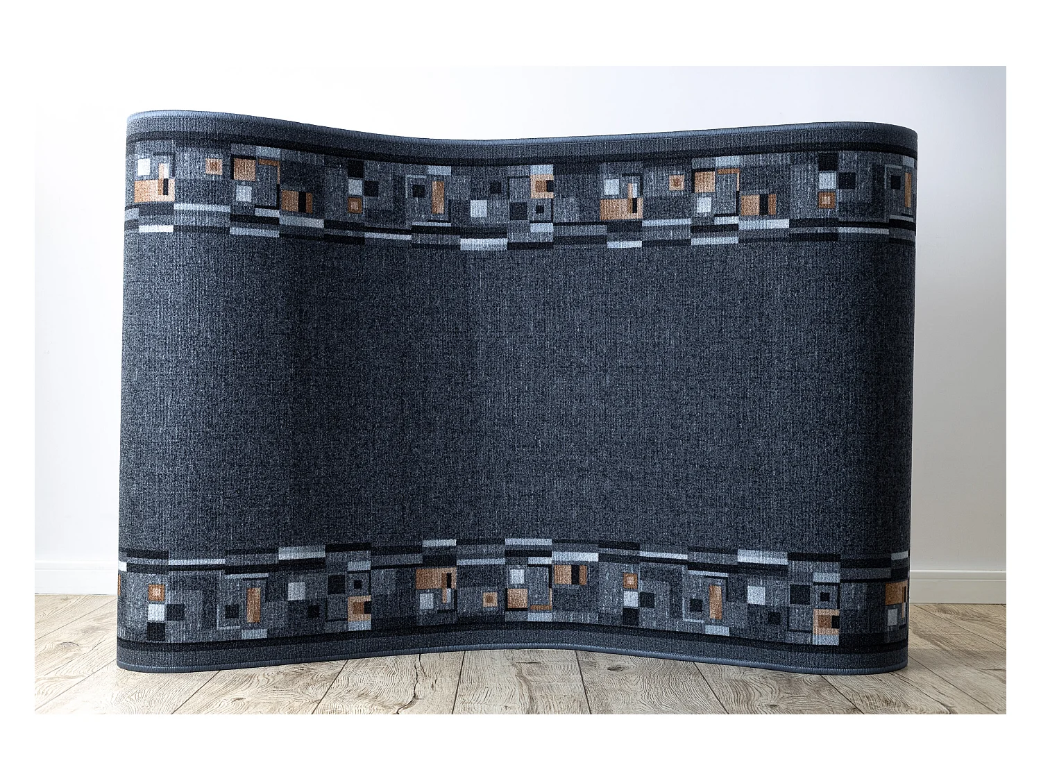 TAPIS DE COULOIR ANTIDÉRAPANT BOMBAY gris 67x480 cm