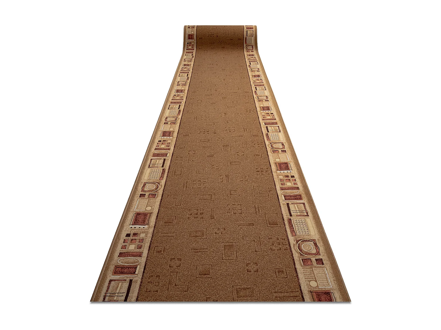 TAPIS DE COULOIR ANTIDÉRAPANT JENA beige 80x690 cm