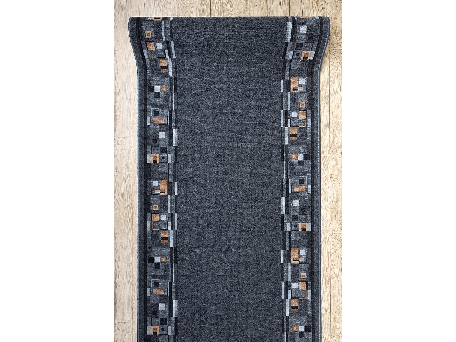 Gegummeerde bestrating BOMBAY grijskleuring 67x210 cm