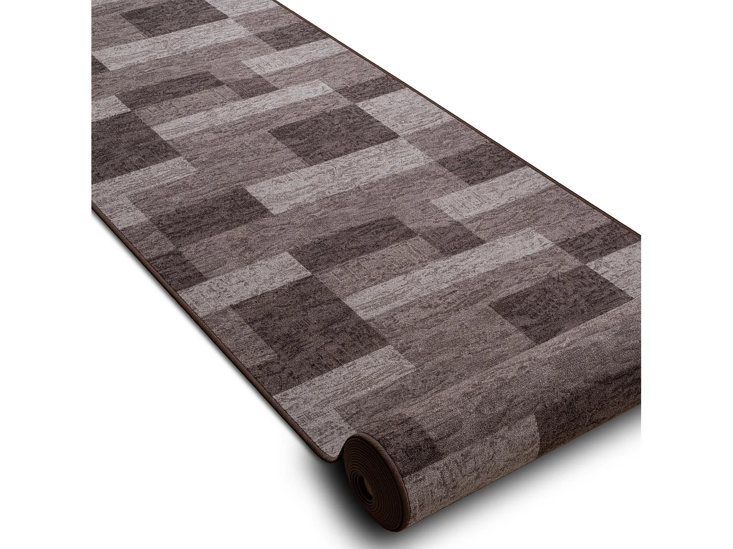 TAPIS DE COULOIR antidérapant ICONA marron 80x620 cm