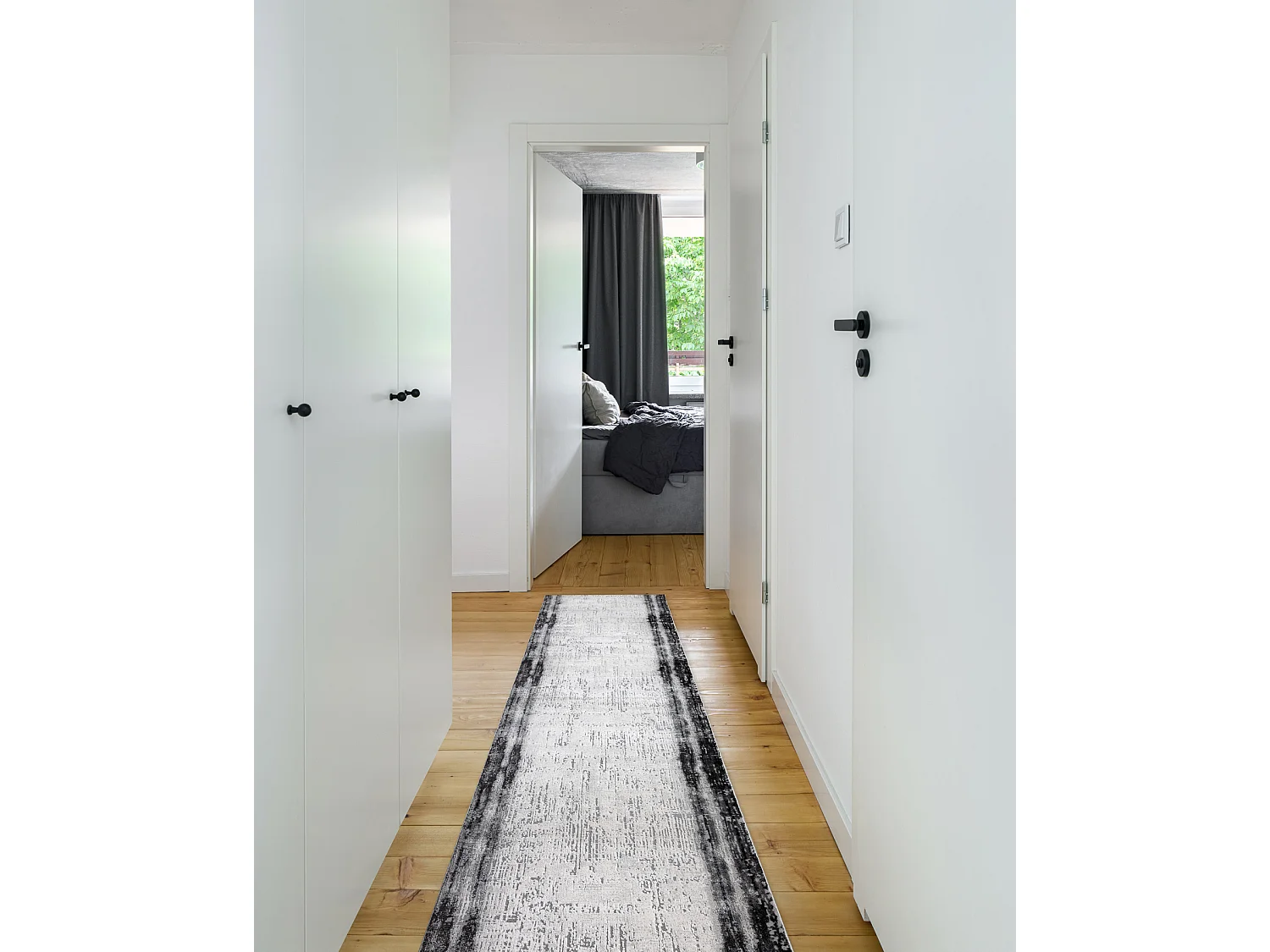 Modern Läufer TULS 51235 anthrazit 90x680 cm