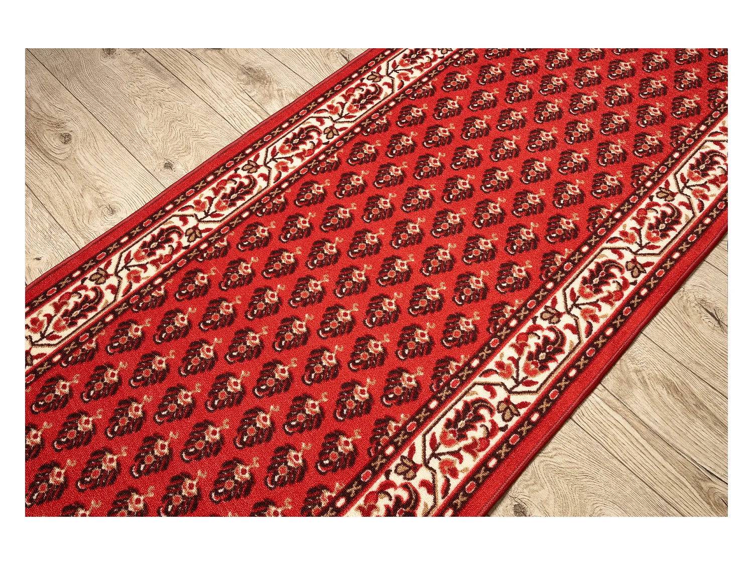 TAPIS DE COULOIR ANTIDÉRAPANT INKO rouge 67x260 cm