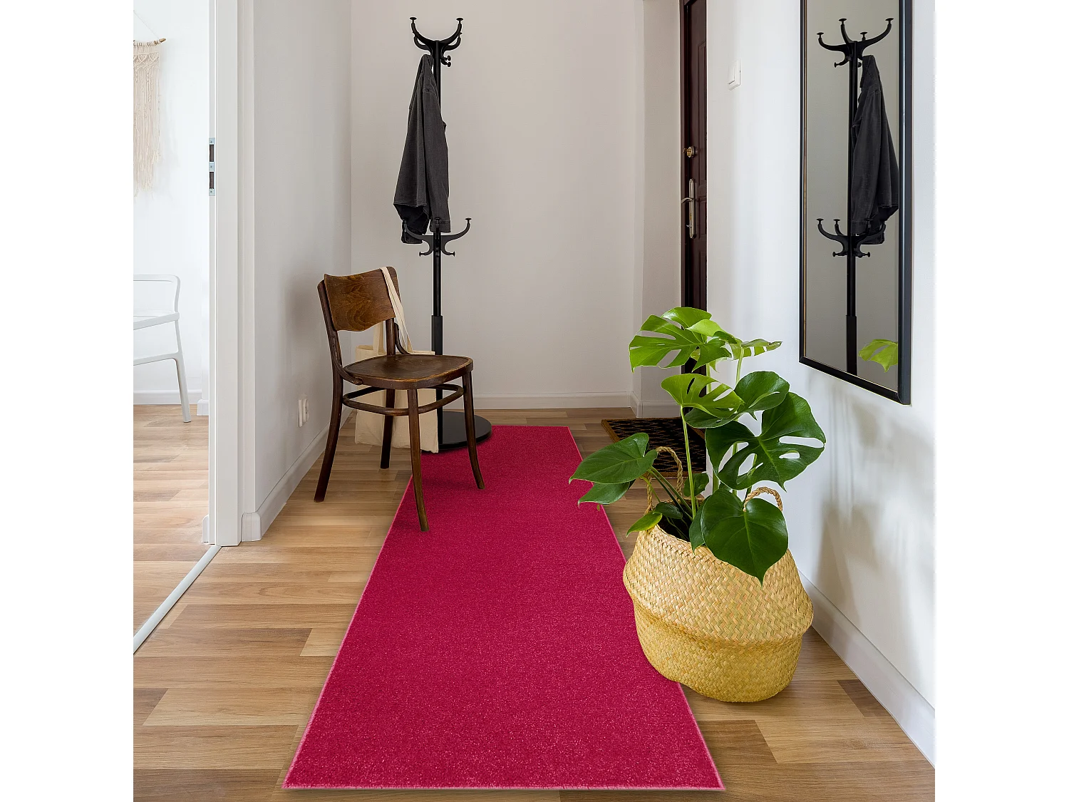 TAPIS DE COULOIR ETON 447 rouge 70x350 cm