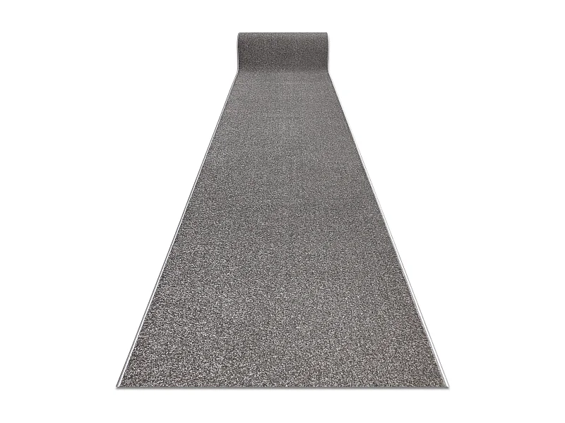 Tapis de couloir KARMEL plaine, une couleur gris 70x510 cm