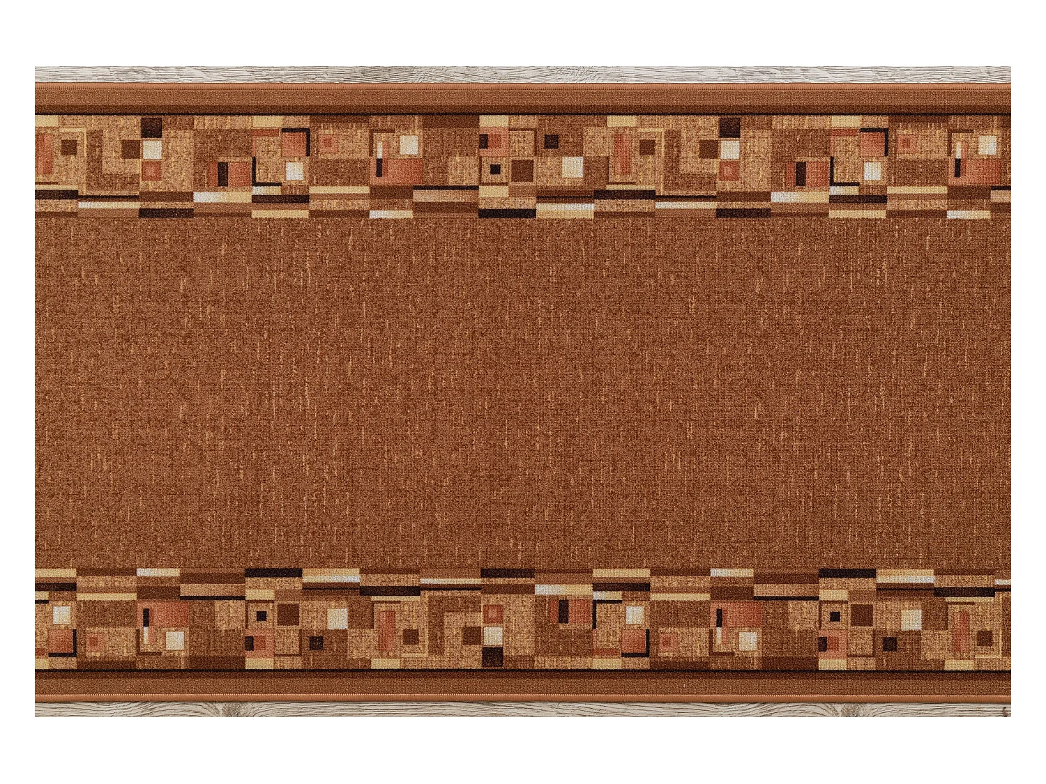 CHODNIK PODGUMOWANY BOMBAY ciemny beż 67cm 67x250 cm