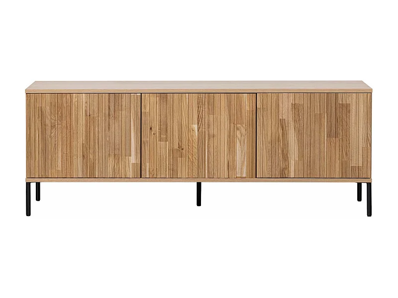 GRAVURE - Mobile TV in rovere naturale L150