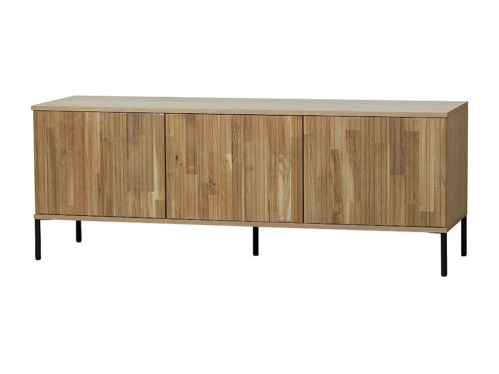 New Gravure - Meuble TV en bois L150cm - Bois clair