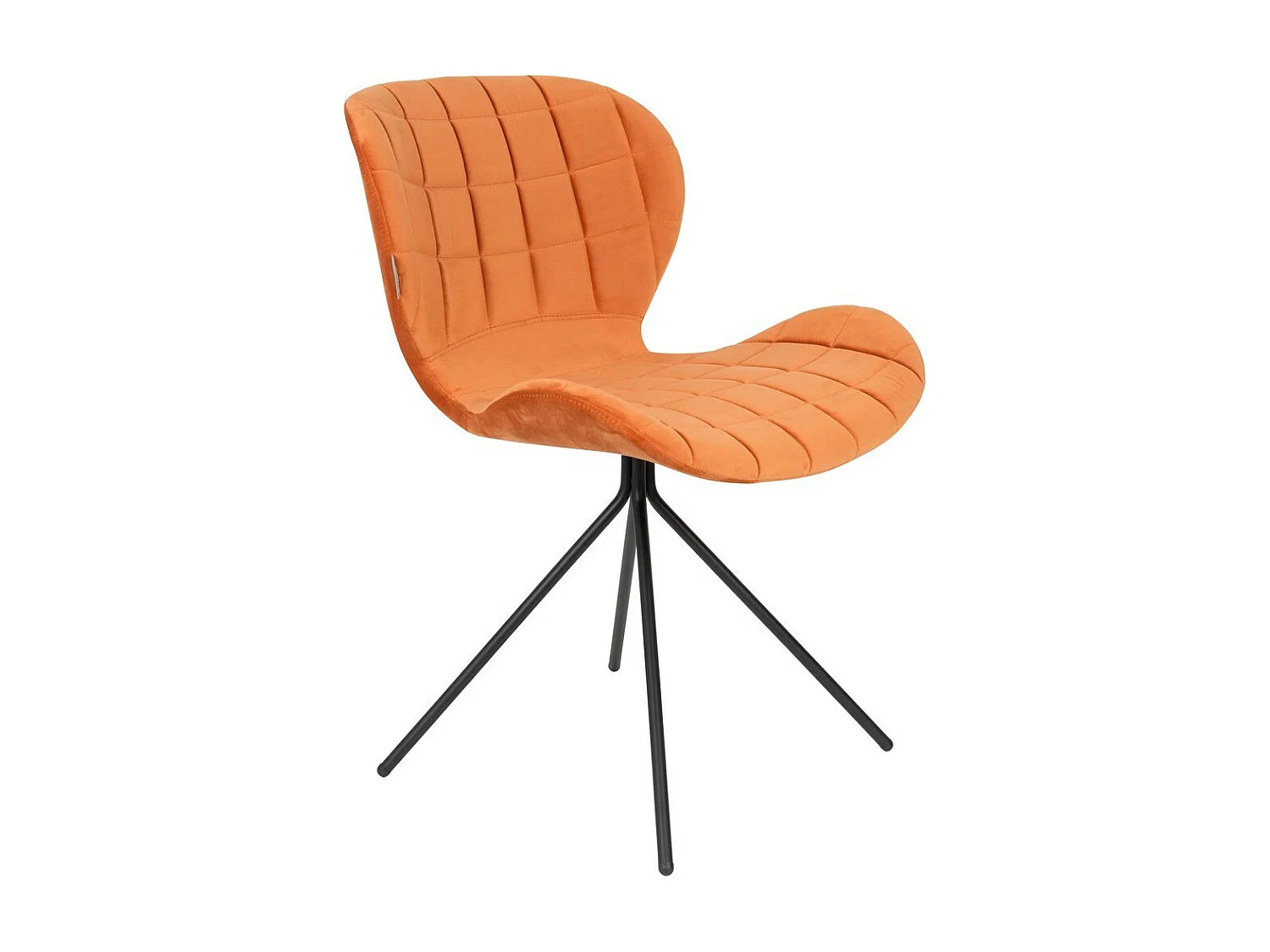 OMG - 2 Chaises design en velours doux