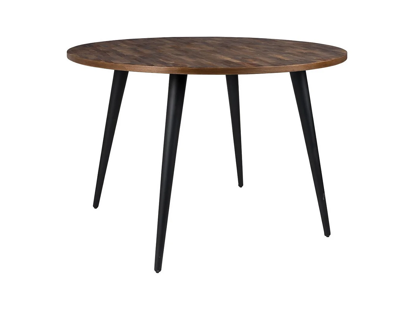 HAVANE - Table repas en bois recyclé et acier noir