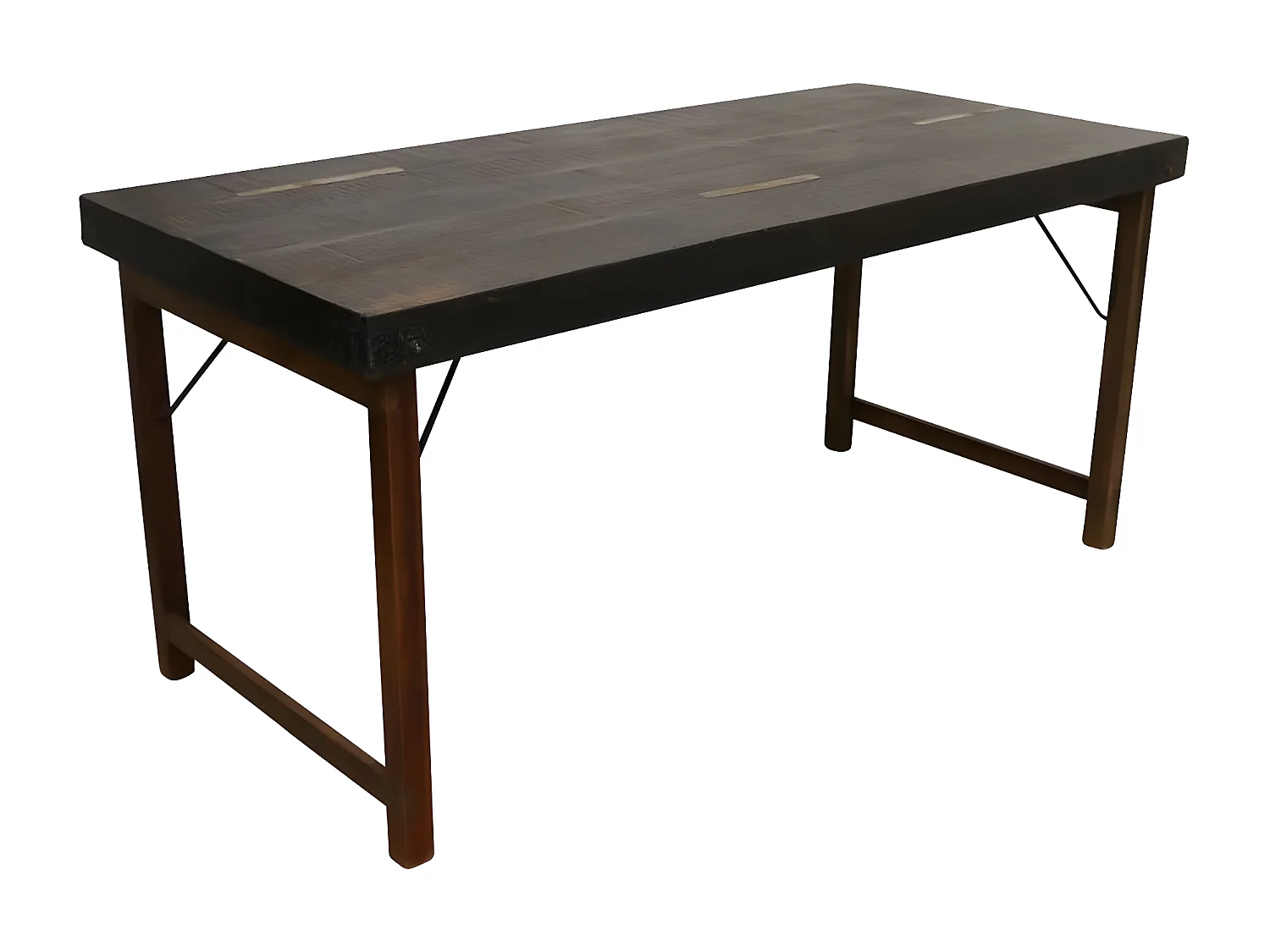 VINTAGE - Table pliante en bois vintage