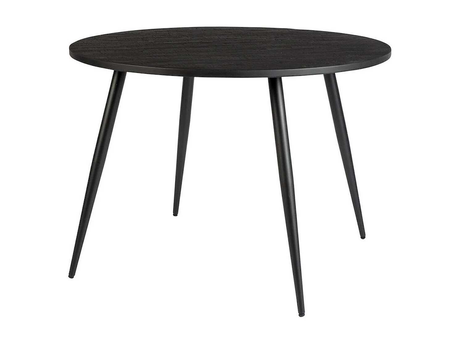 HAVANE - Table ronde en bois noir