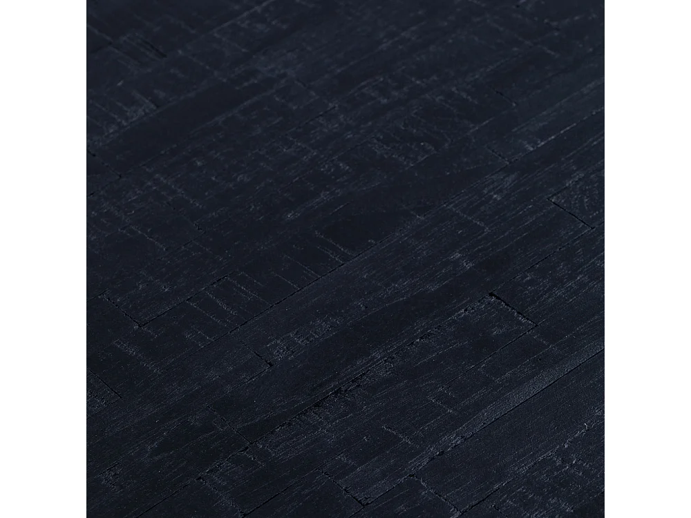 HAVANE - Table ronde en bois noir