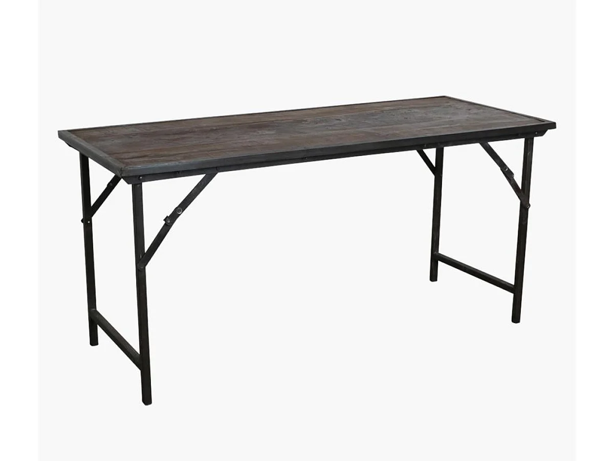 VINTAGE - Table pliante en bois vintage