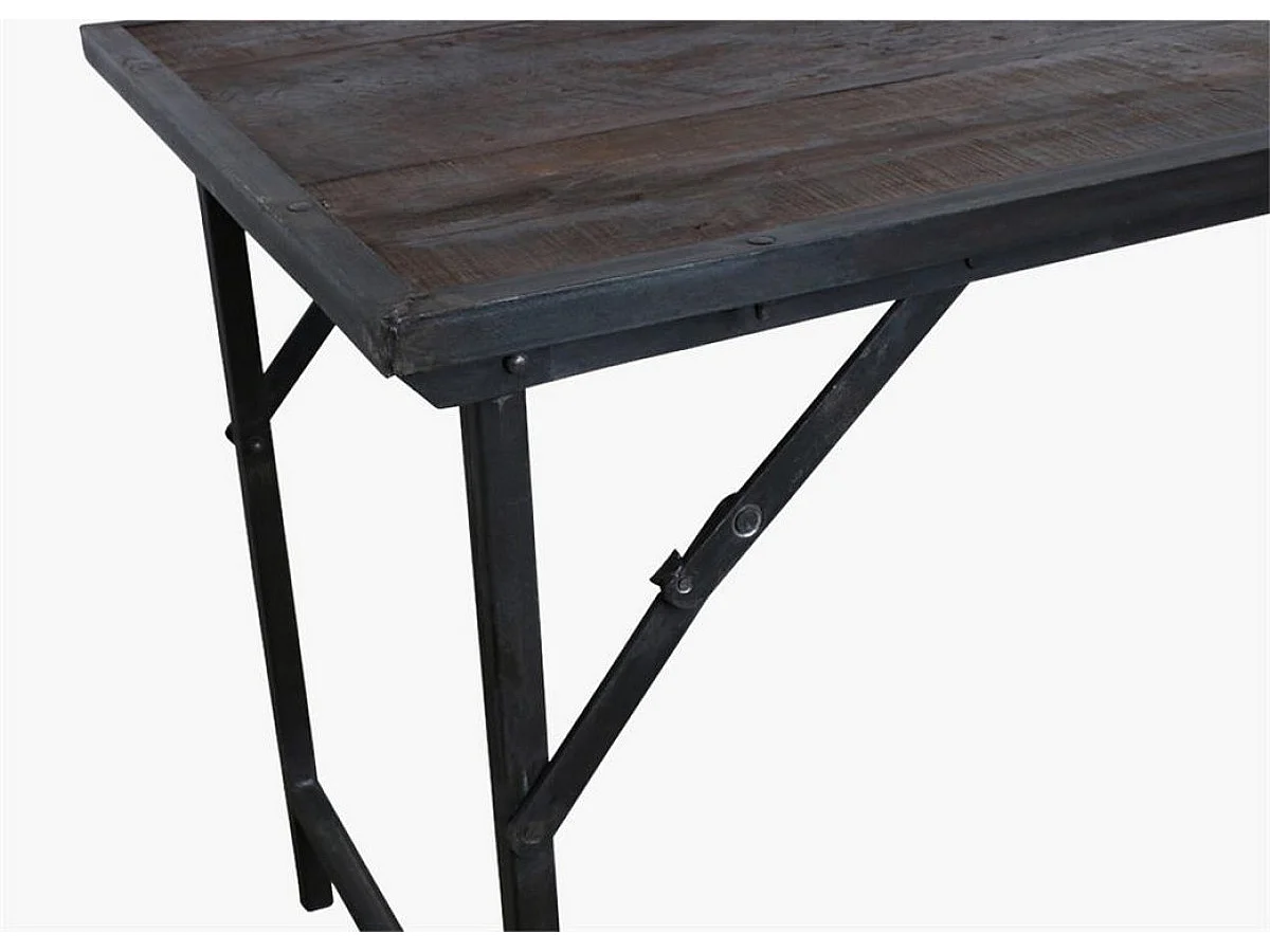 VINTAGE - Table pliante en bois vintage