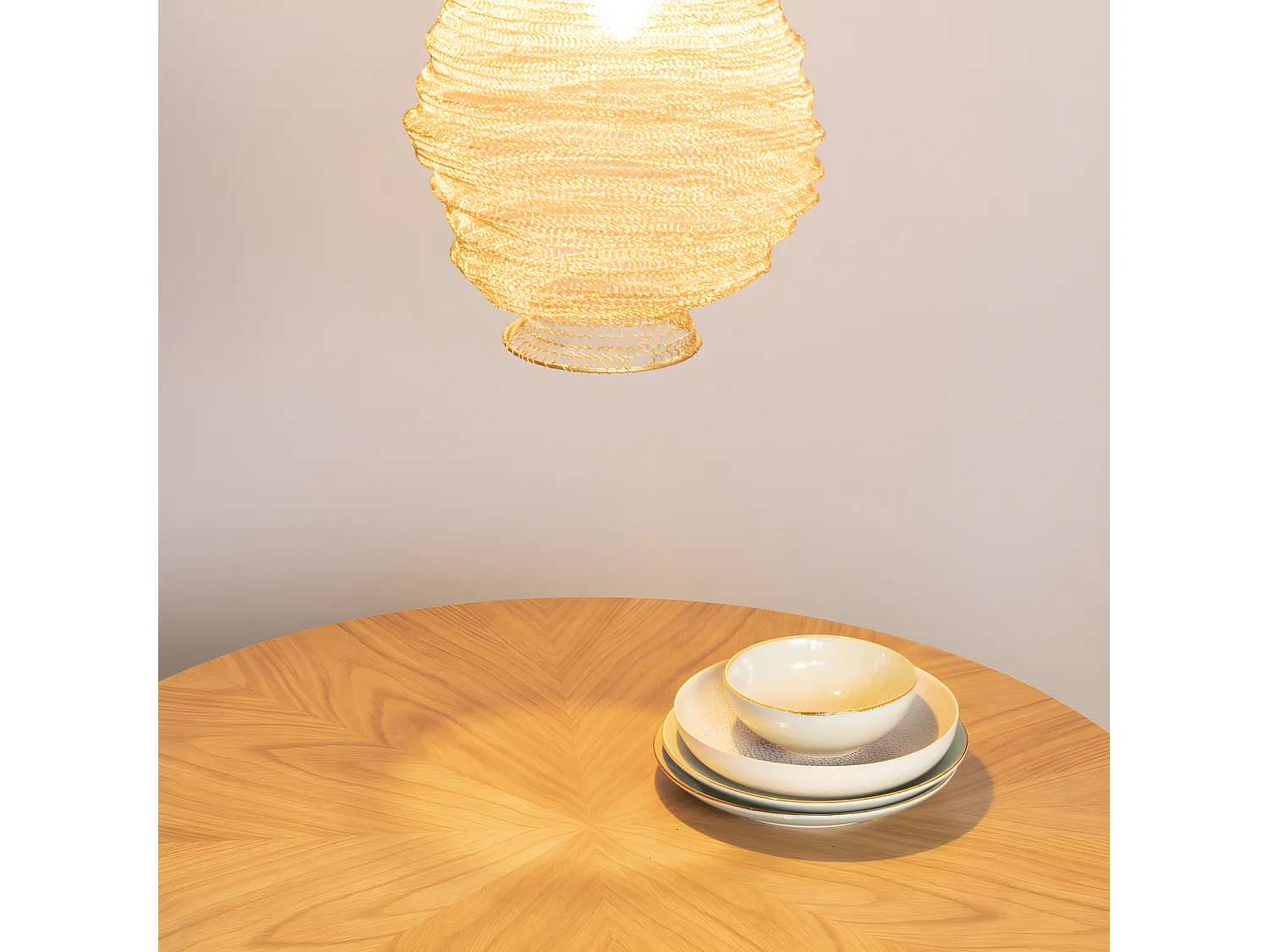 FAB - Table repas ronde en bois D100