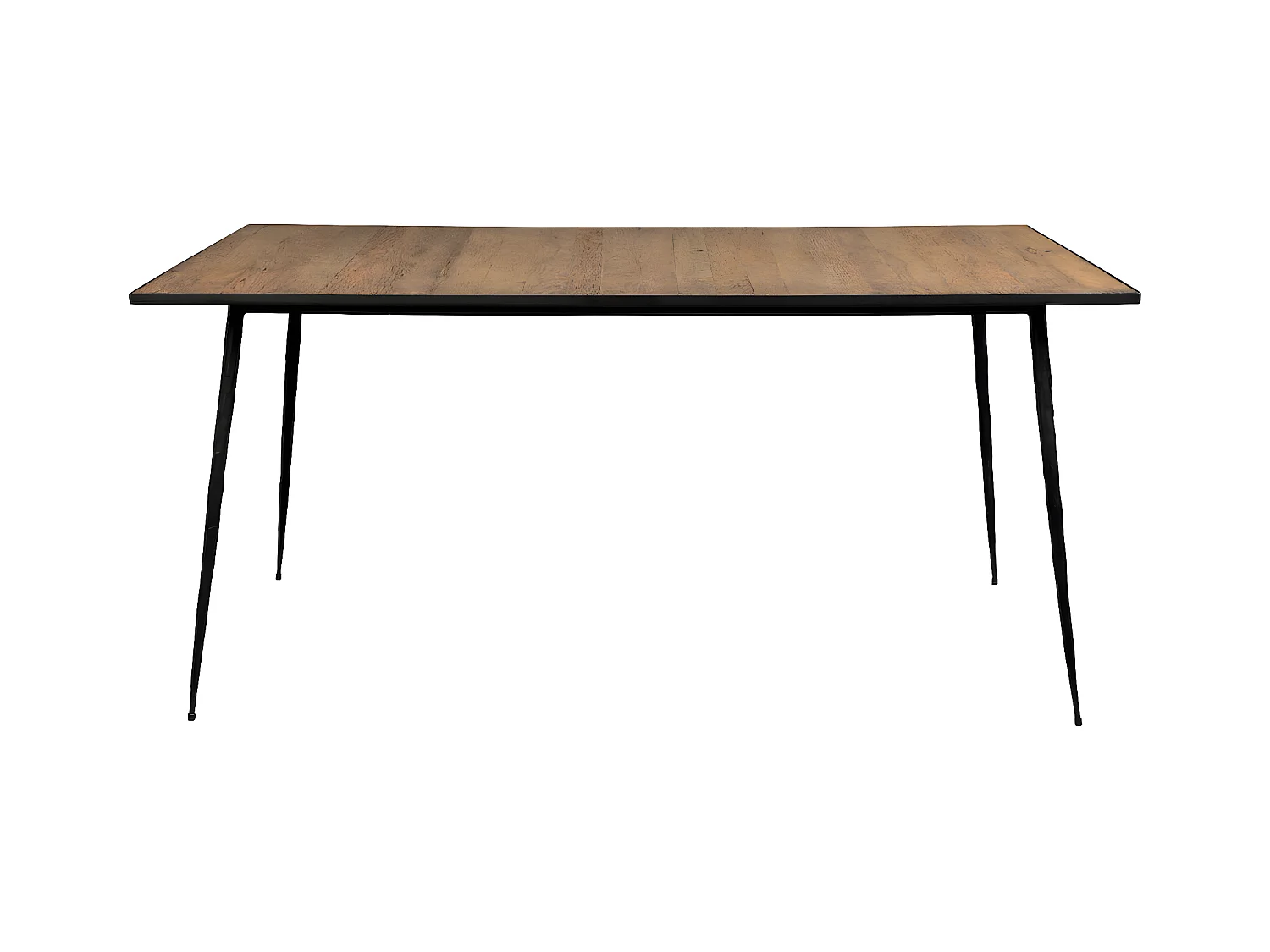 PEPPER  - Table repas bois et carbone L160