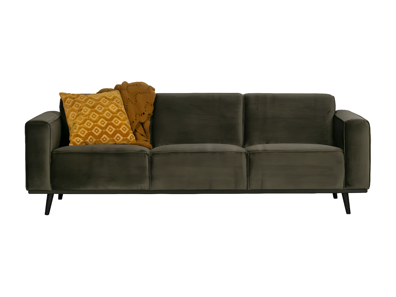 STATEMENT - Canapé 3 places en velours chaleureux