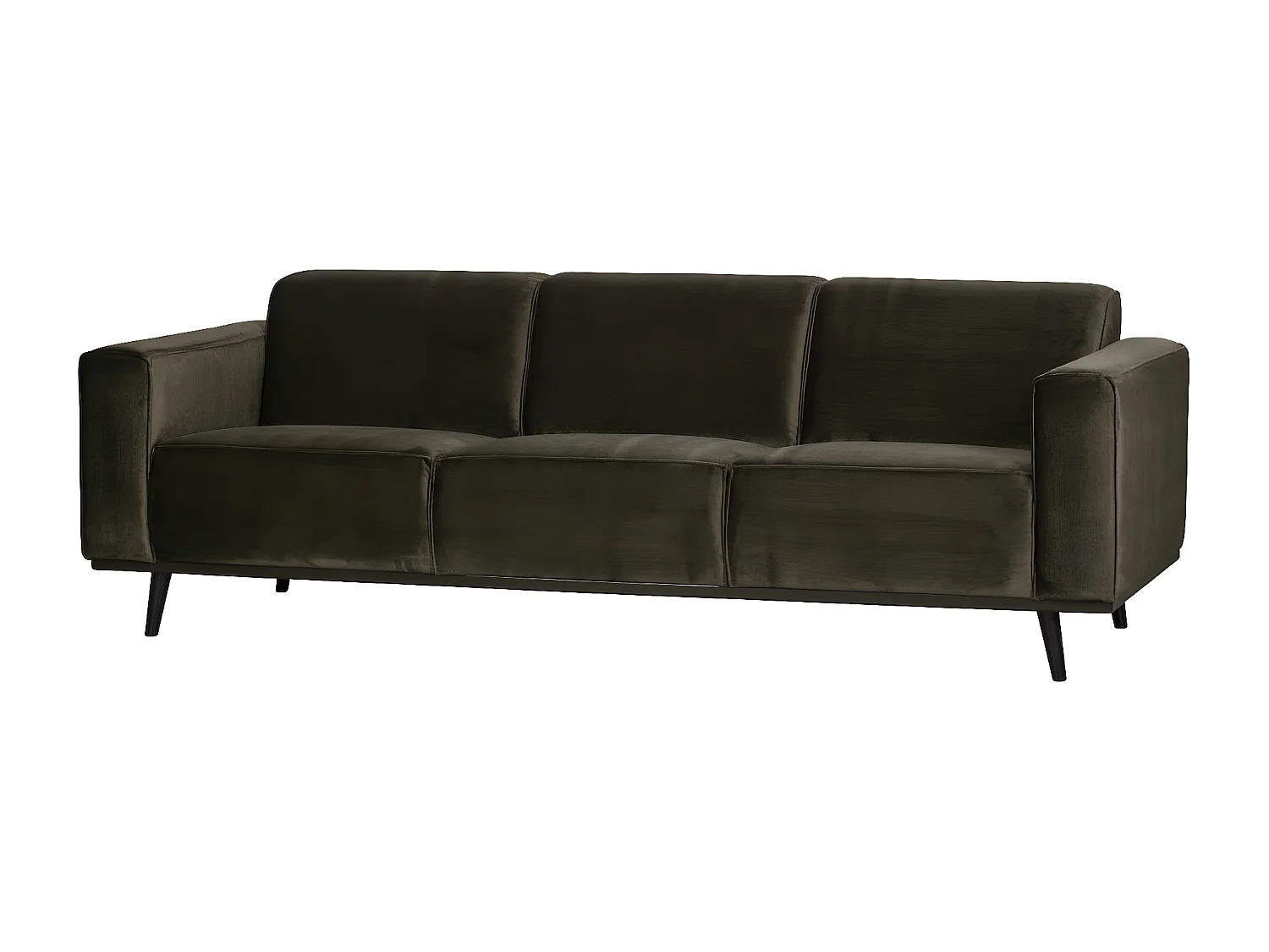 STATEMENT - Canapé 3 places en velours chaleureux