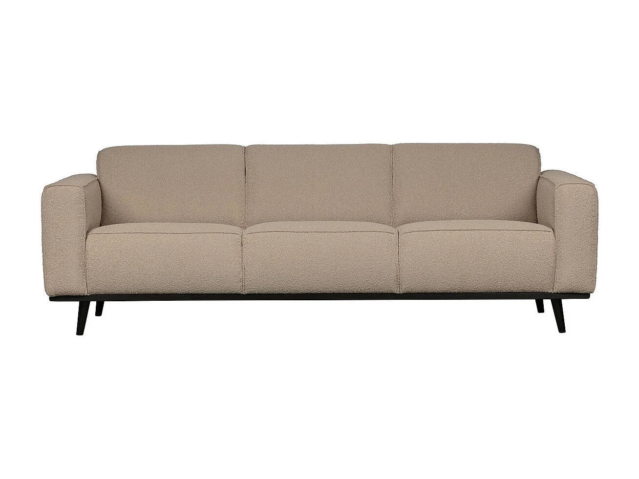 STATEMENT - Divano a 3 posti in tessuto beige