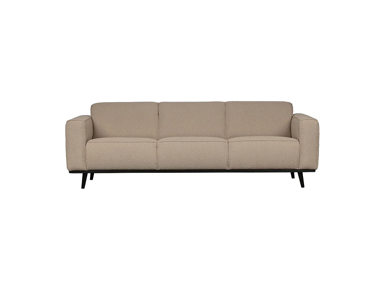 Canapé 4 places en tissu beige STATEMENT