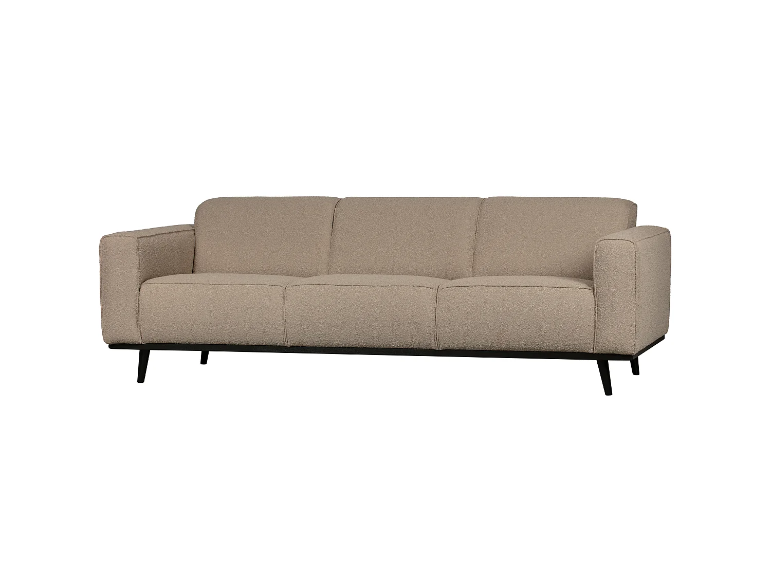 Canapé 4 places en tissu beige STATEMENT