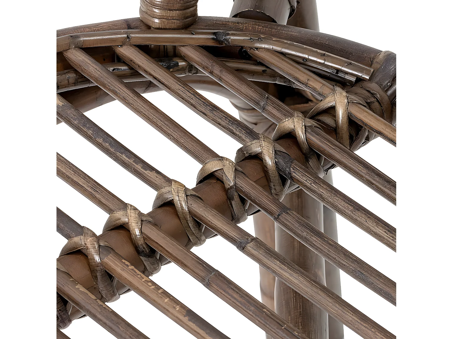 HONEIA - Fauteuil en rotin naturel de style bohème