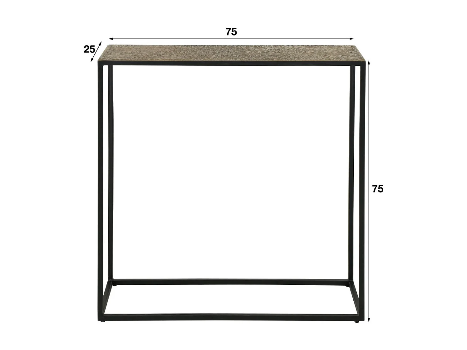 METALLICA - Console en acier Bronze