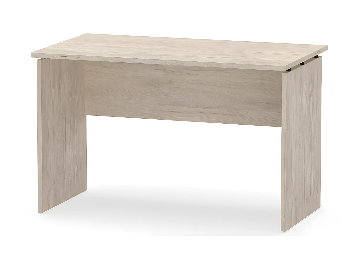 Bureau coloris effet bois - Hauteur 76 x Longueur 120 x Profondeur 68 cm