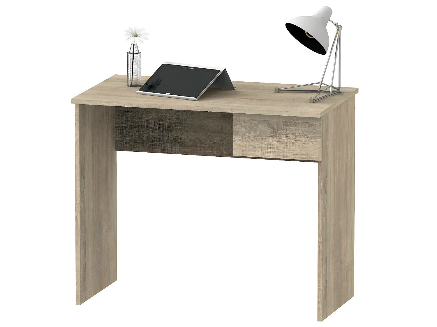 Bureau avec tiroir coloris Cambrian - Hauteur 75 x Longueur 90 x Profondeur 50 cm