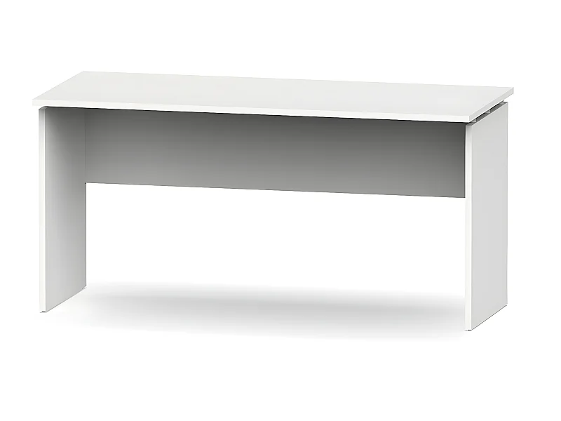 Bureau coloris blanc - Hauteur 76 x Longueur 155 x Profondeur 68 cm