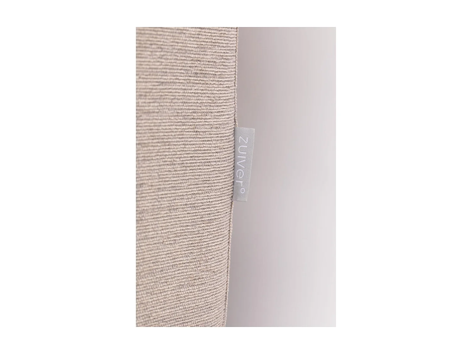 Summer - Canapé droit 3 places en tissu et pieds en métal - Beige