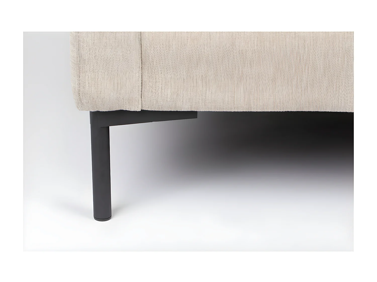 SUMMER - Fauteuil en microfibres beige confortable