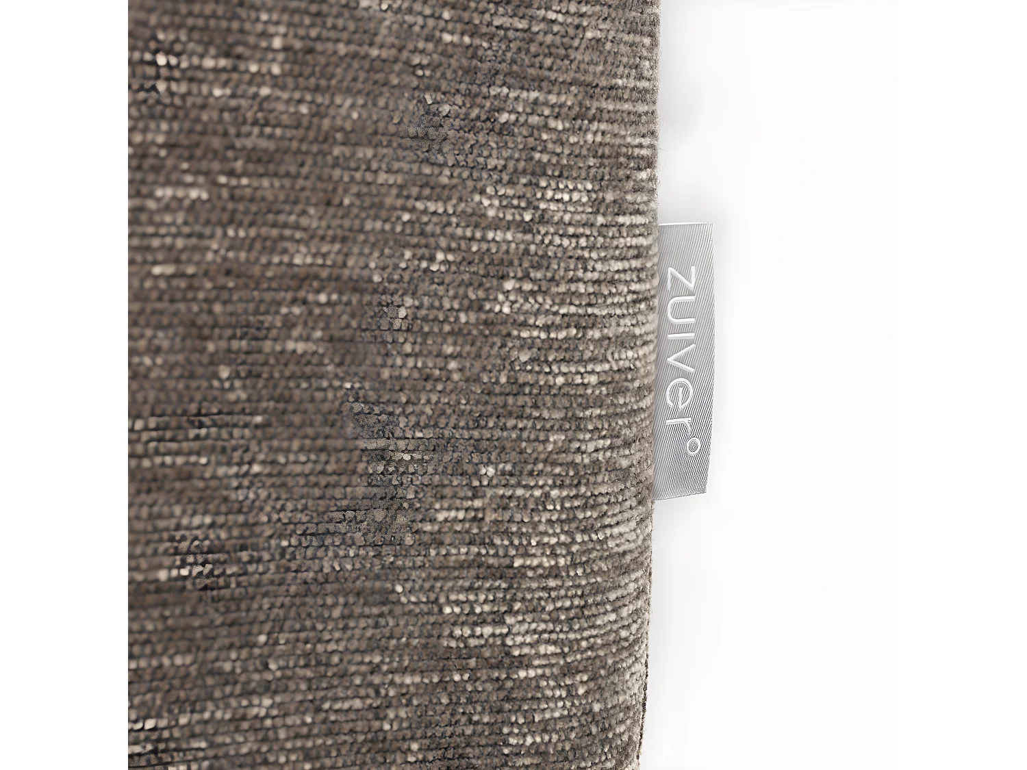 SUMMER - Fauteuil en tissu microfibres marron café - Confort et élégance