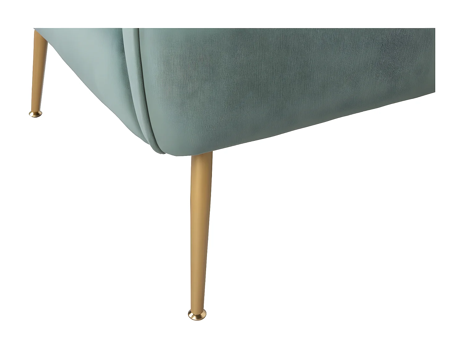 SCOUT - Fauteuil de salon velours vert