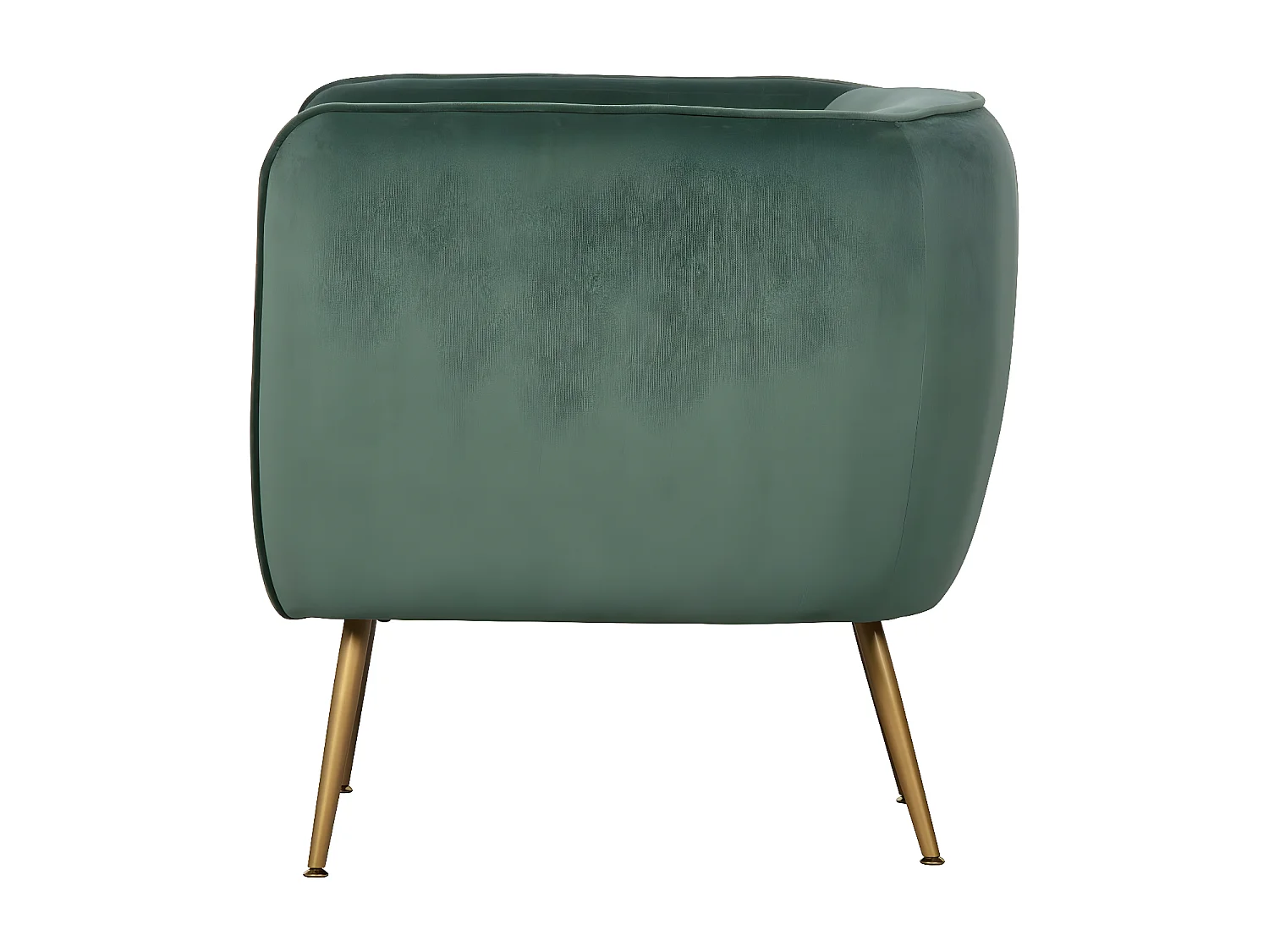 SCOUT - Fauteuil de salon velours vert