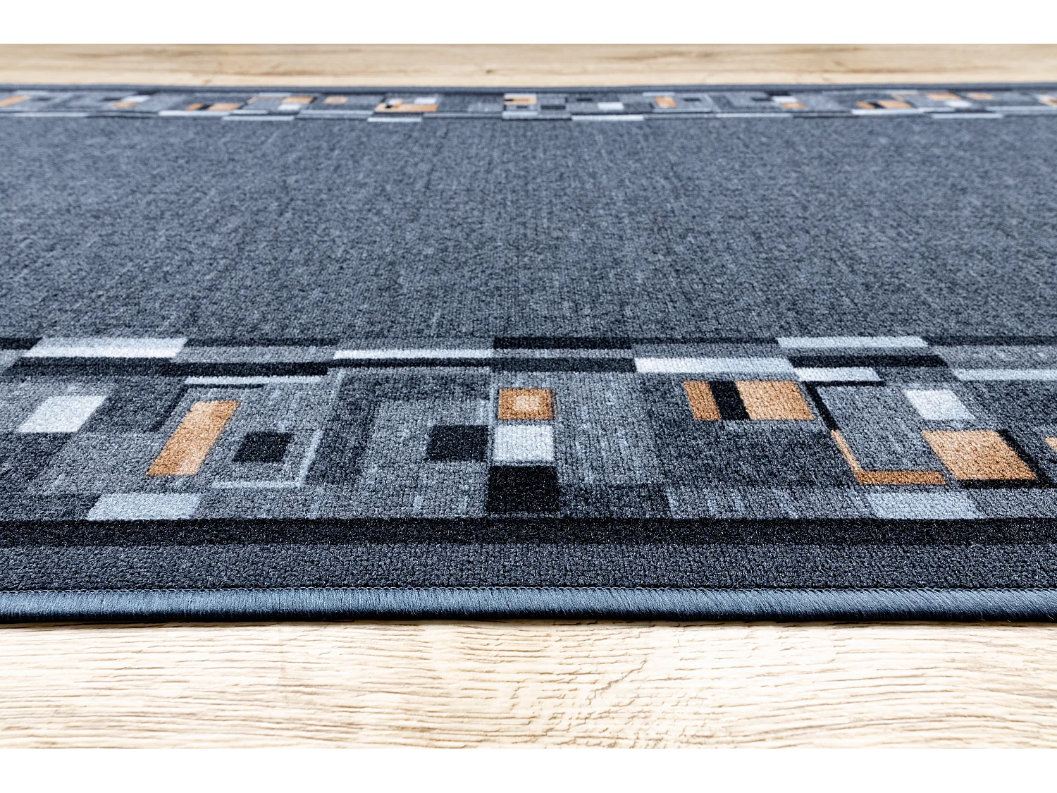 TAPIS DE COULOIR ANTIDÉRAPANT BOMBAY gris 67x610 cm