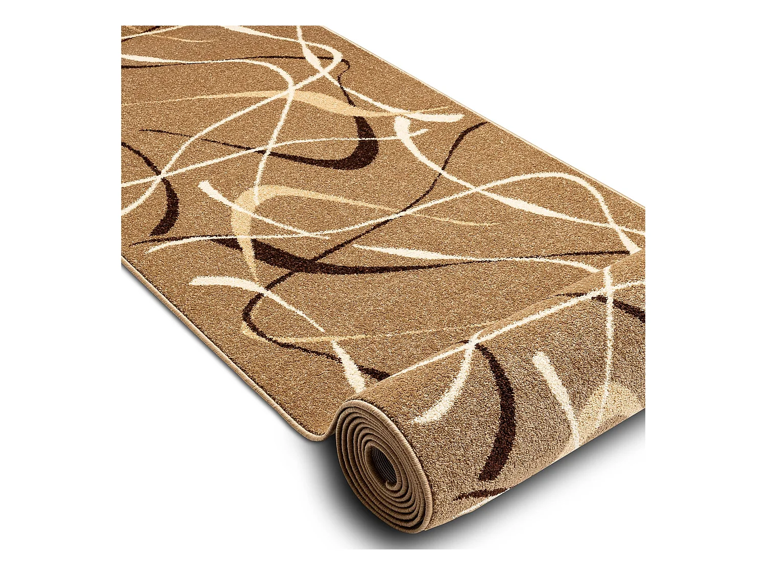 Läufer KARMEL HEAT-SET FRYZ CHOCO Nuss 70x400 cm