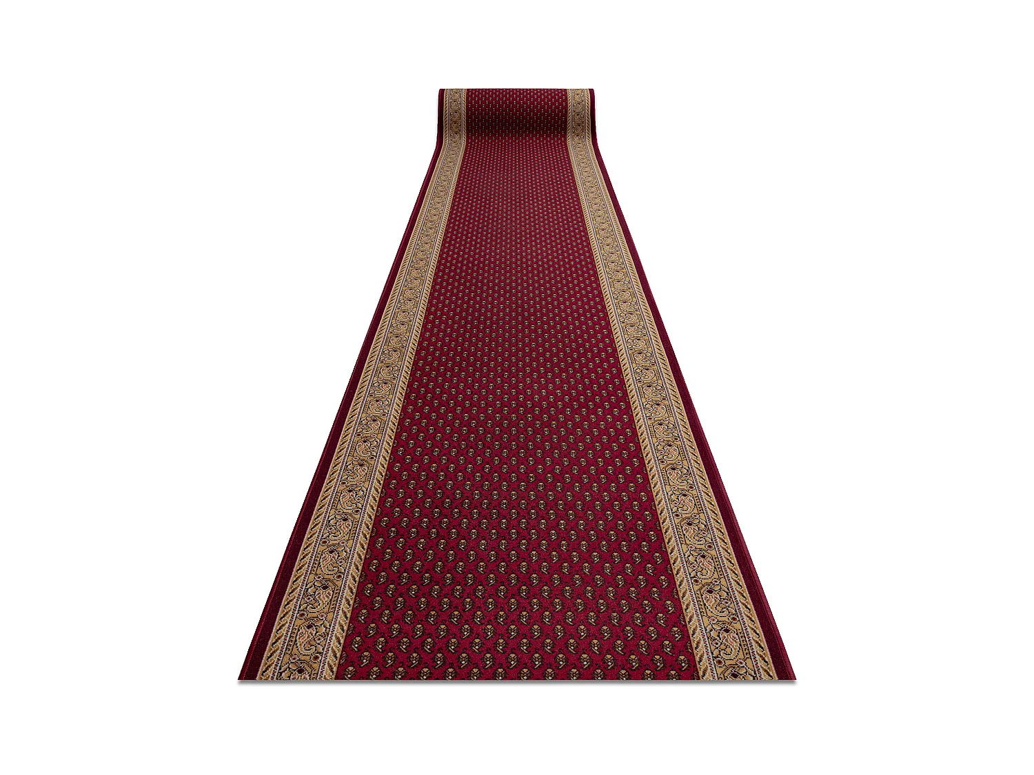 TAPIS DE COULOIR ANTIDÉRAPANT INCA bordeaux 100x890 cm