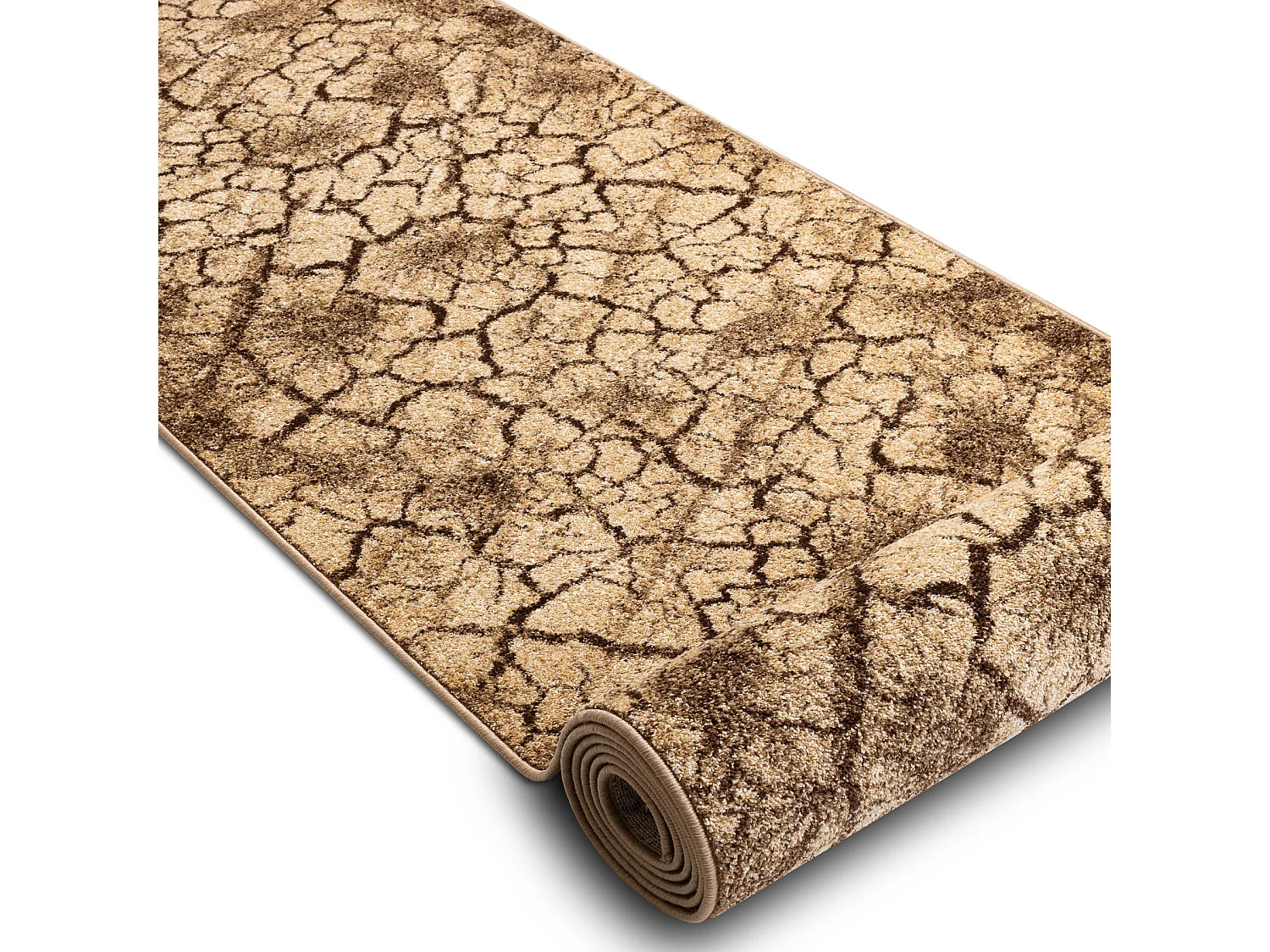 Chodnik KARMEL Terra popękana ziema orzech 70cm 70x630 cm