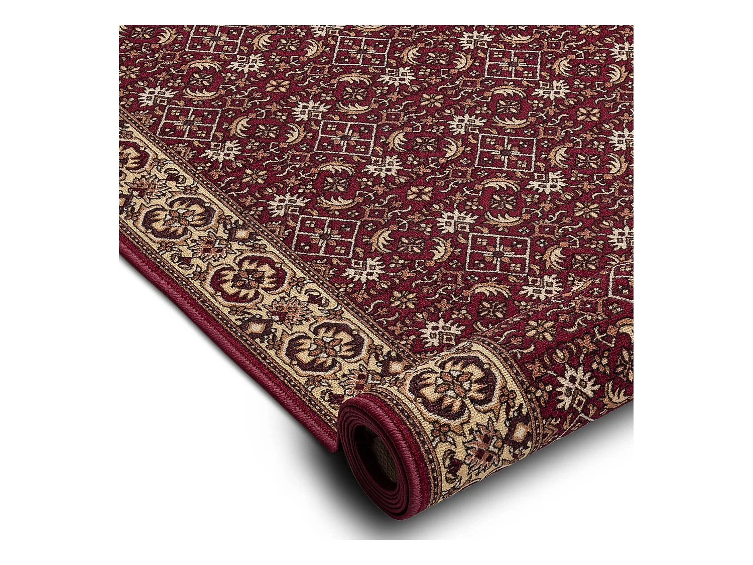 TAPIS DE COULOIR ANTIDÉRAPANT BIDJAR bordeaux 67x1200 cm