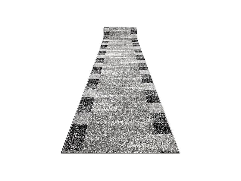 Tapis de couloir SILVER Etna cadre, sable gris 70x1350 cm